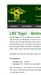 Mobile Screenshot of lrvtegel.de